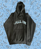 Baby Blue “Paisley” Black All In Hoodie